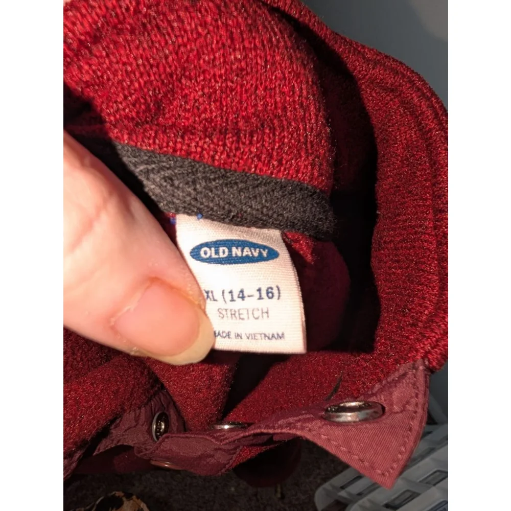 Old Navy Sweatshirt & Hoodie XL Red Gray, Boys